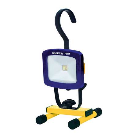 Voltec 12W 4-in-1 DOB LED Work Light with H-Base, Magnet, Hook, and Clamp 08-00723